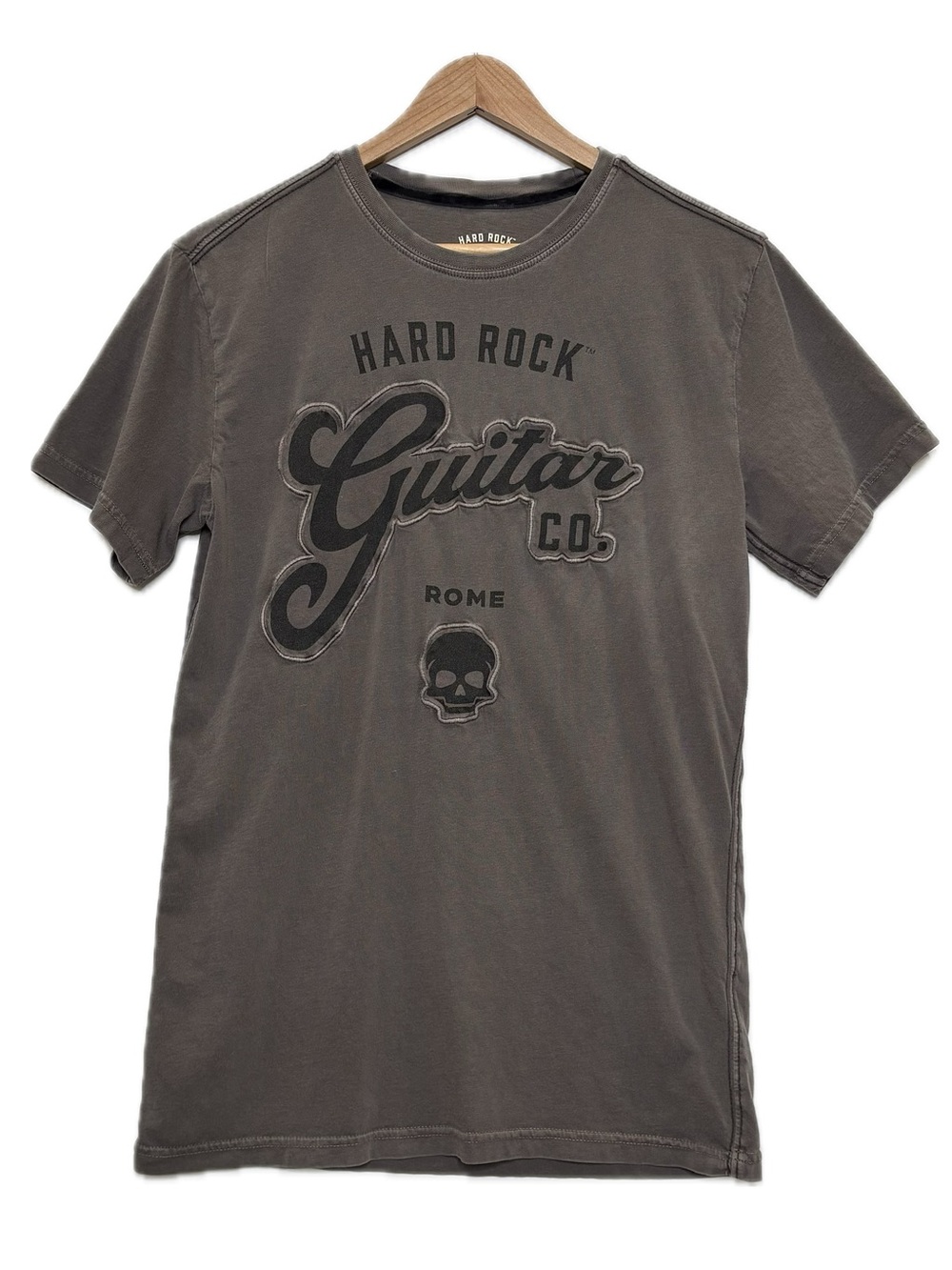Guitar Company Hard Rock Rome Skull Graphic T-Shirt Mens Size Small Unisex Tee